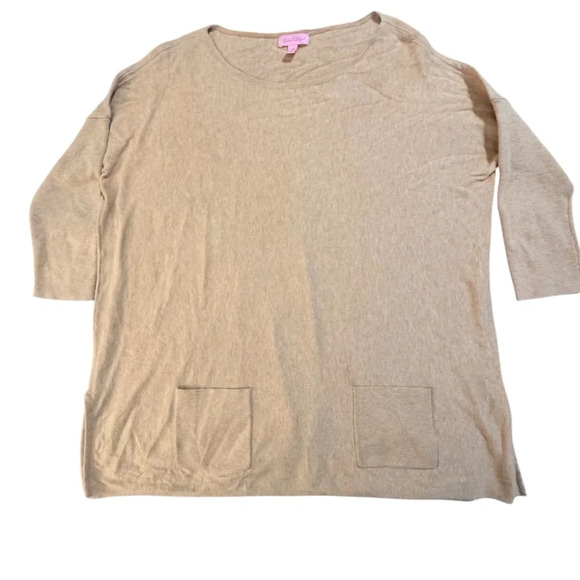 Lillly Pulitzer women’s tunic Lightweight sweater with pockets size smalll - Picture 2 of 5
